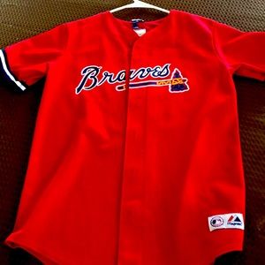 Andrew Jones Jersey XL Majestic